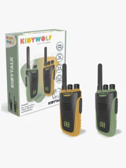 Kidywolf KIDYTALK Walkie Talkies, Grøn/Orange