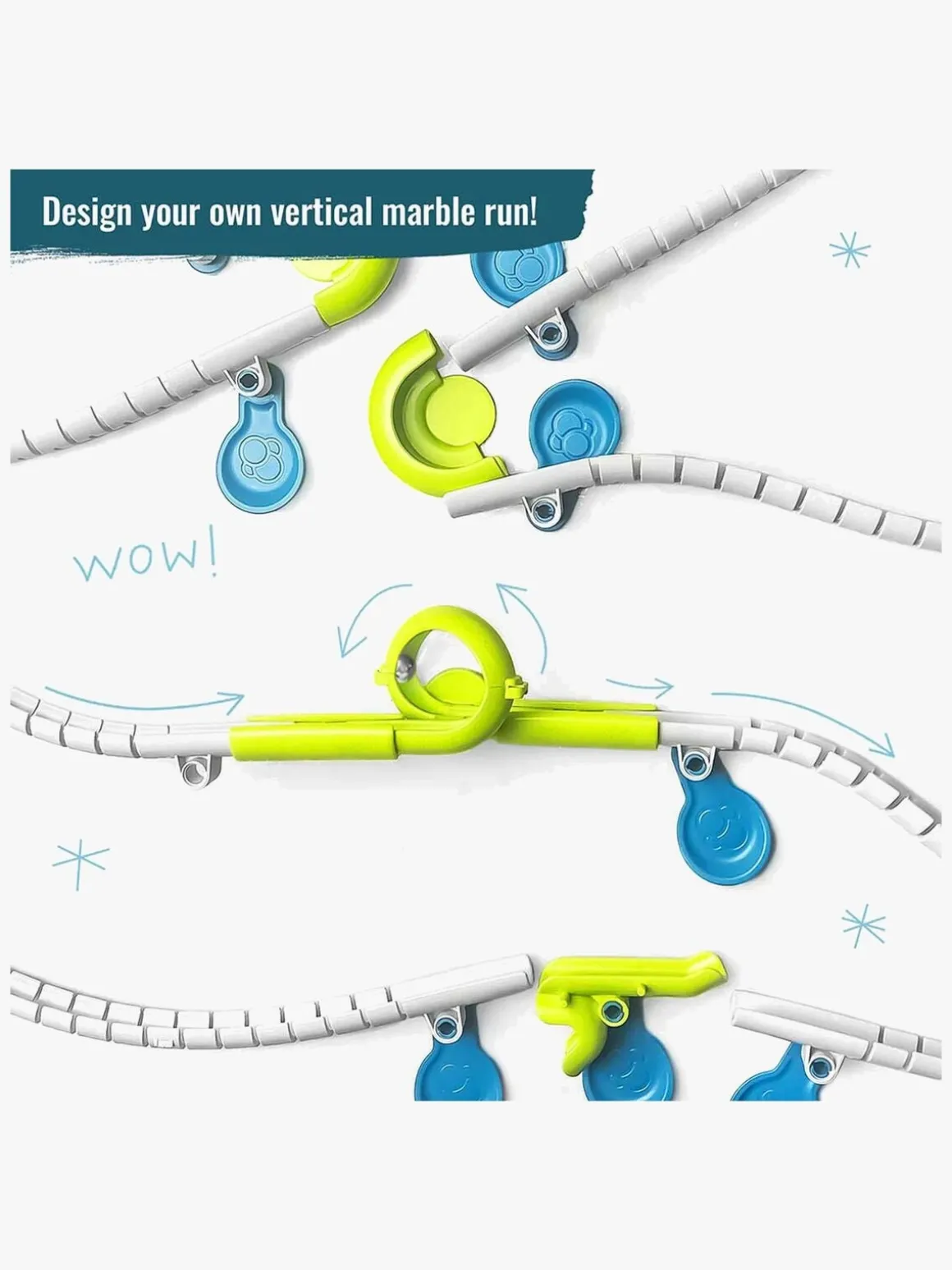 Kosmos Gecko Run Looping Udvidelsespakke Kuglelabyrint