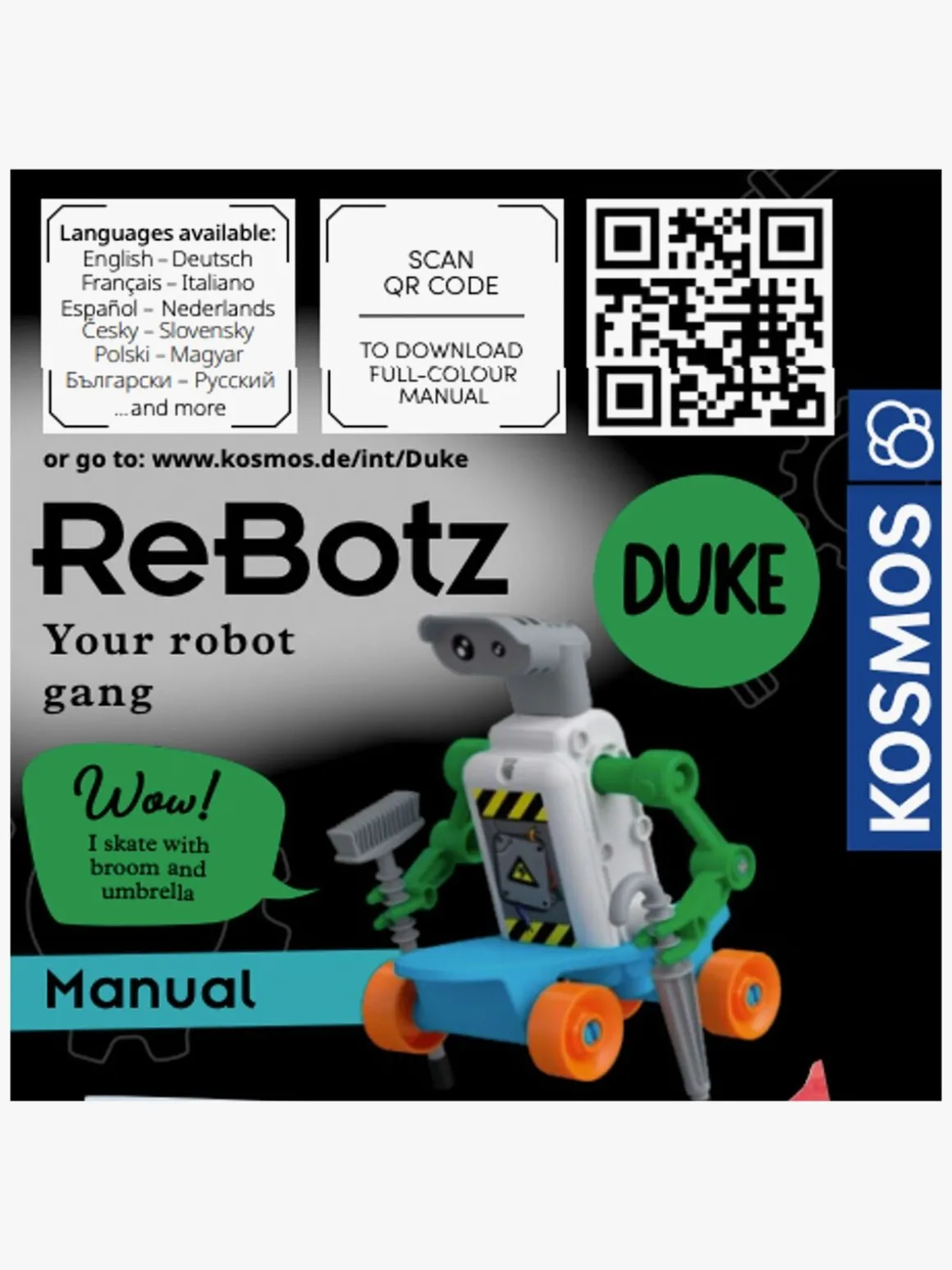 Kosmos Rebotz Legetøj Duke the Skating Robot