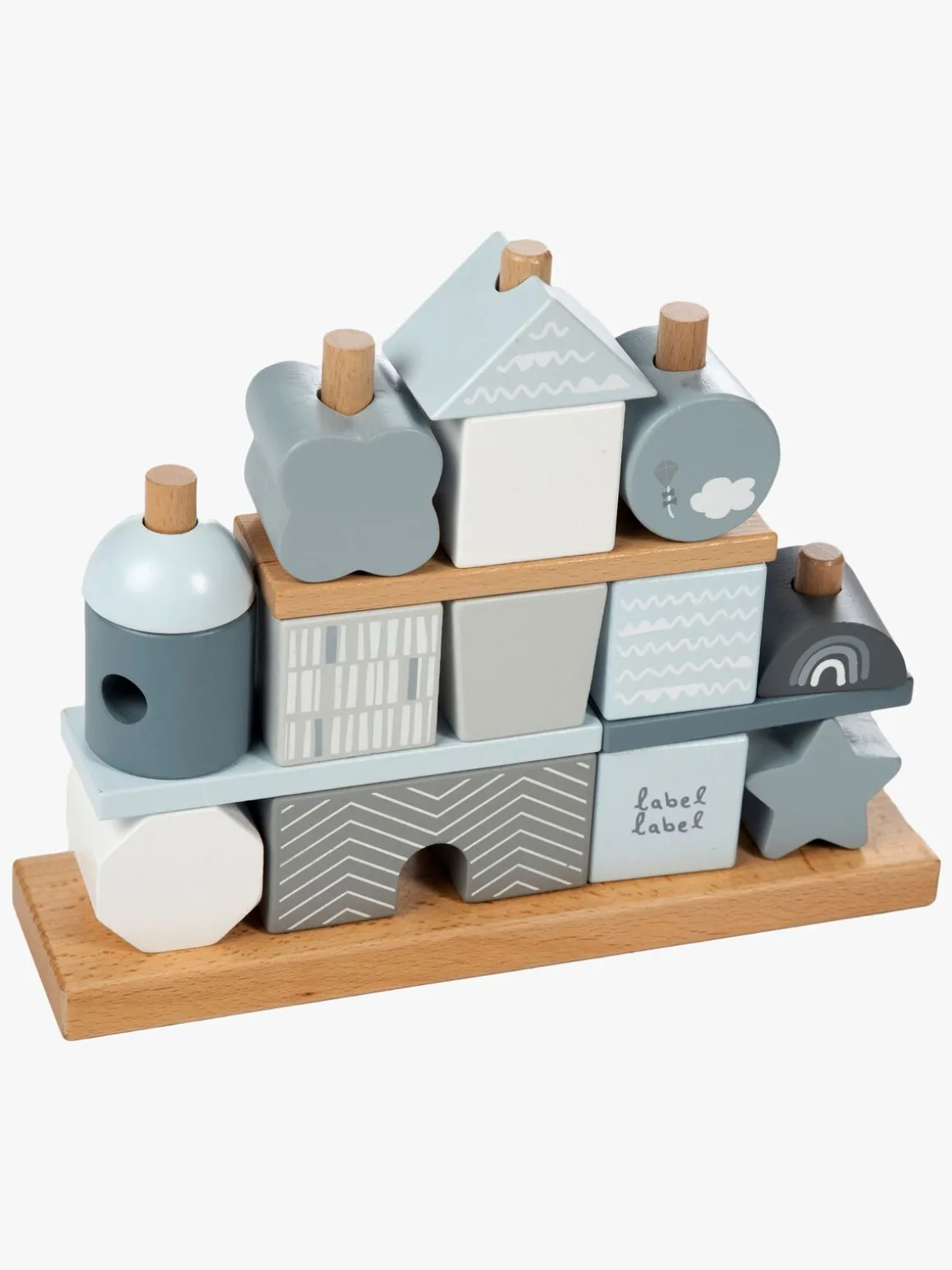 Label Label Stablelegetøj Hus, Blå