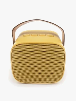 Lalarma Bluetooth-højttaler med Trådløs Mikrofon, Gul