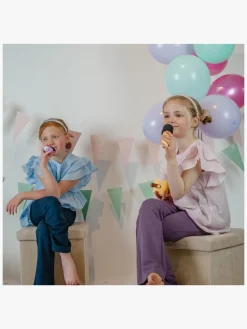 Lalarma Bluetooth-højttaler med Trådløs Mikrofon, Gul