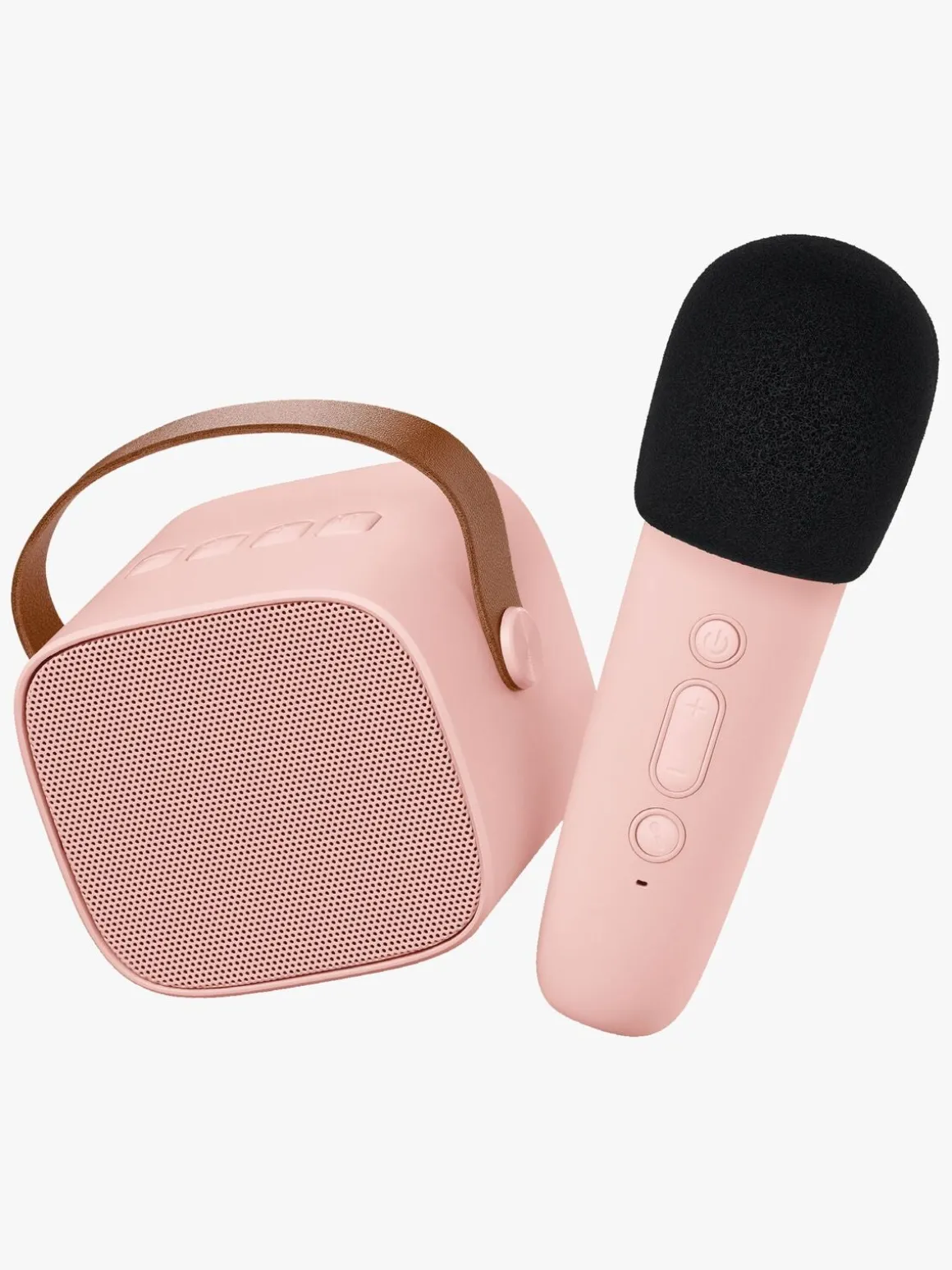 Lalarma Bluetooth-højttaler med Trådløs Mikrofon, Rose