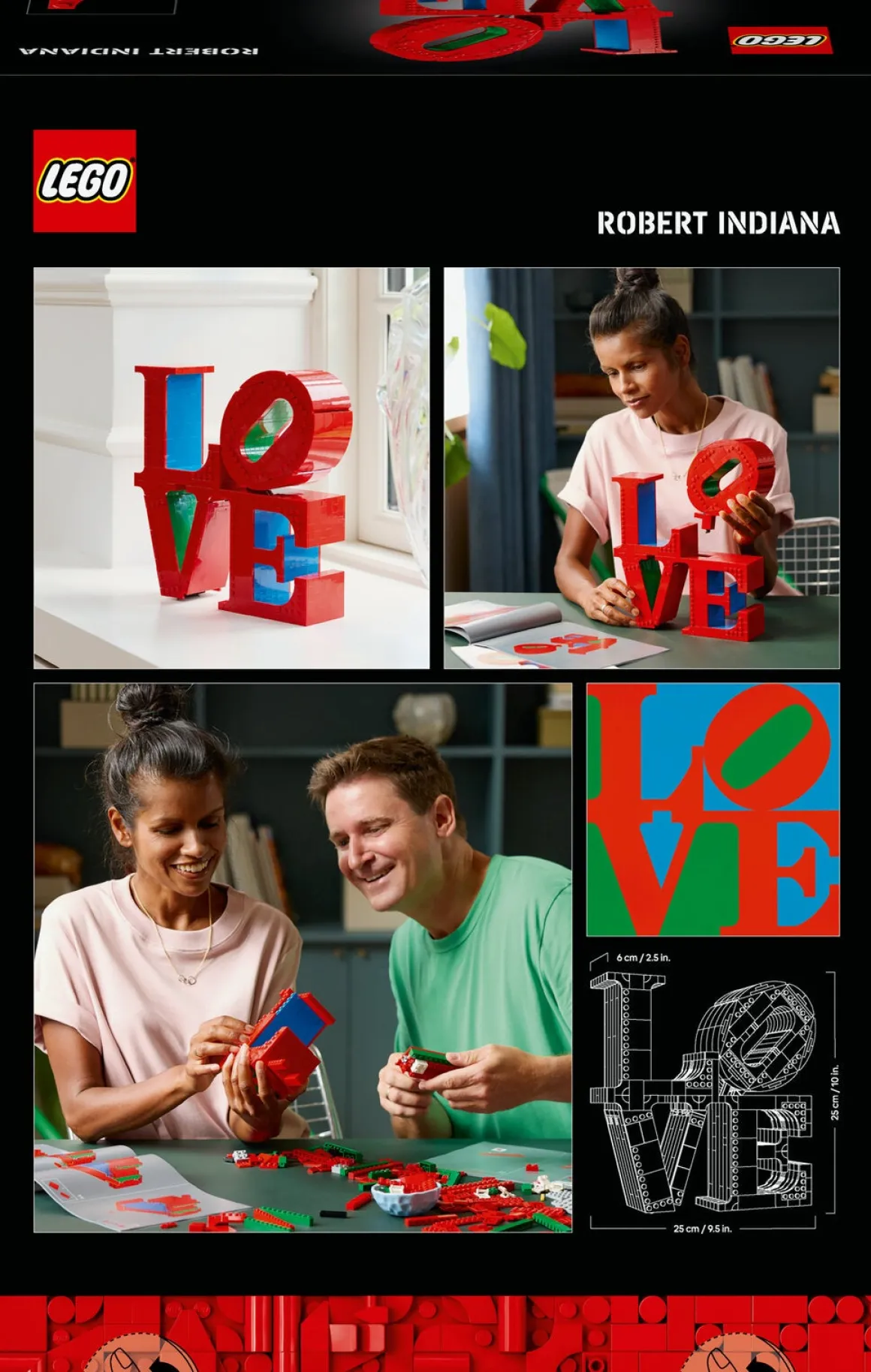 LEGO ART 31214 LOVE