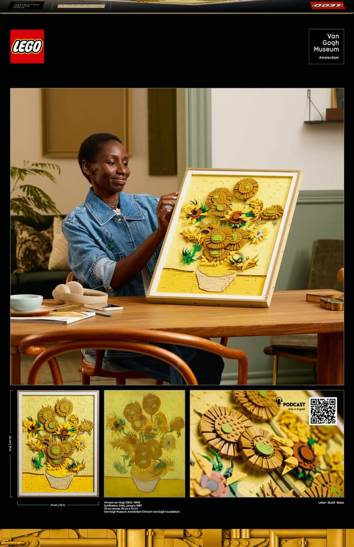 LEGO ART 31215 Vincent van Gogh – Solsikker