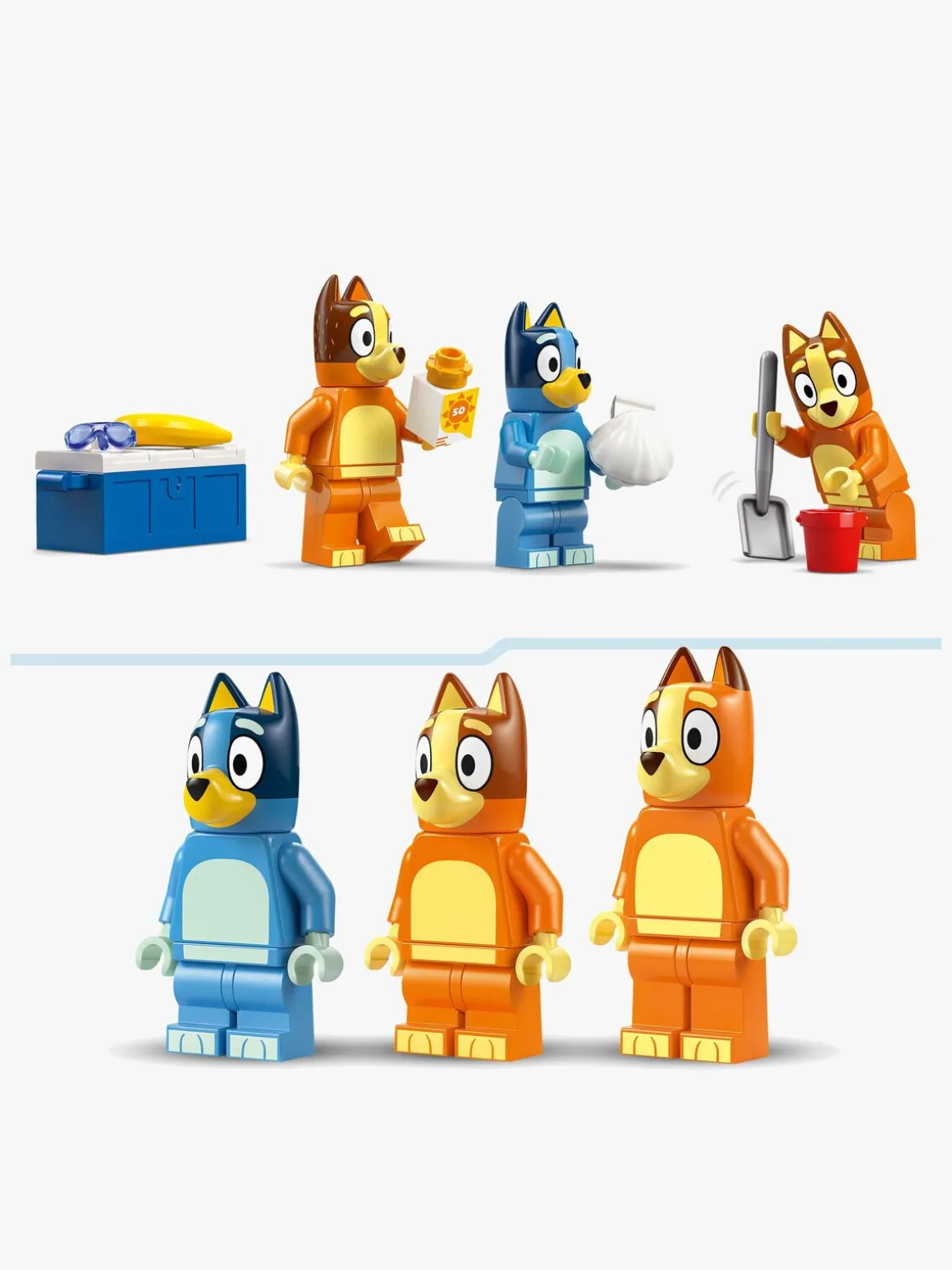 LEGO Bluey 11202 Blueys familie-biltur til stranden