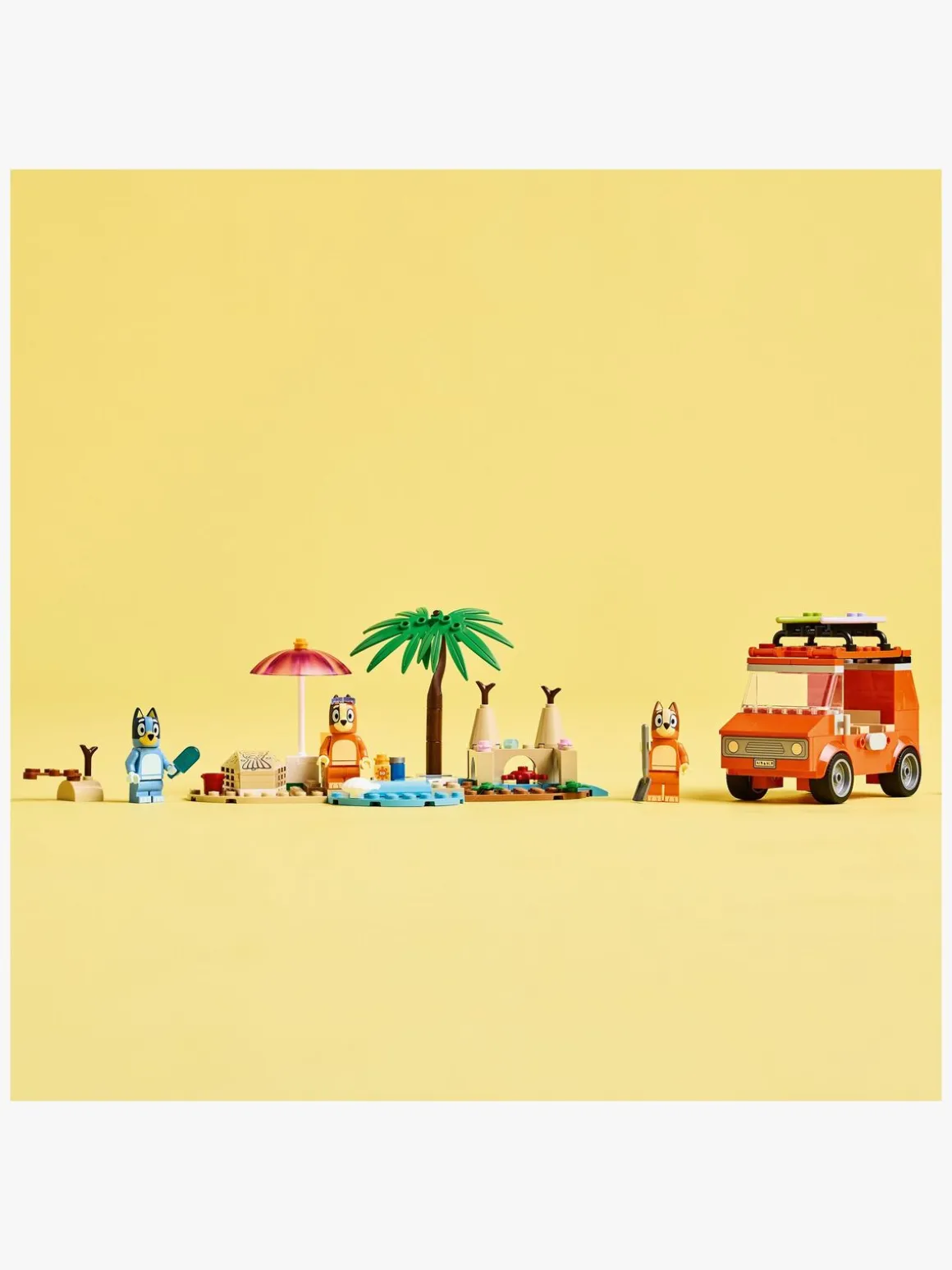 LEGO Bluey 11202 Blueys familie-biltur til stranden