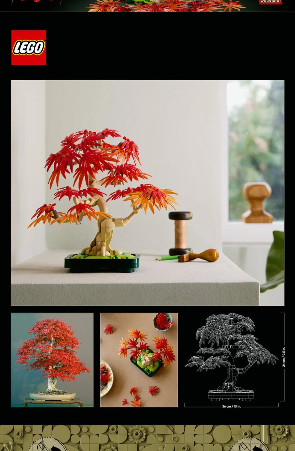 LEGO Botanicals 10348 Bonsaitræ: Japansk løn