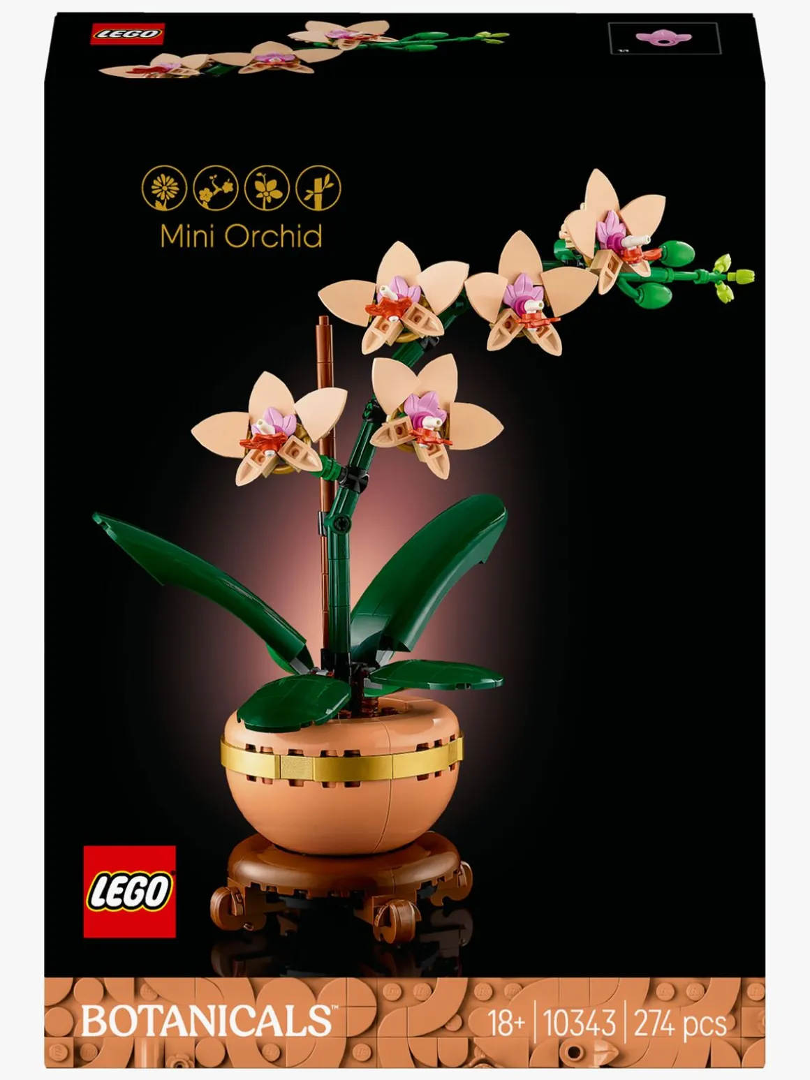 LEGO Botanicals 10343 Mini-orkidé