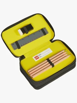 LEGO® Bricks  Fyldt Penalhus med 3 Rum, Sort