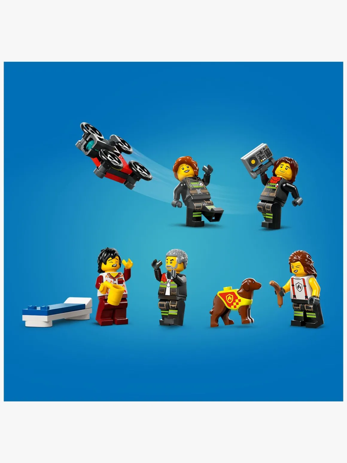 LEGO City 60414 Brandstation med brandbil