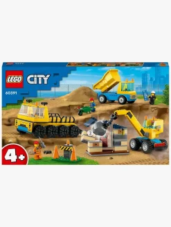 LEGO City 60391 Entreprenørmaskiner Og Nedrivningskran