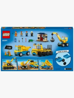 LEGO City 60391 Entreprenørmaskiner Og Nedrivningskran