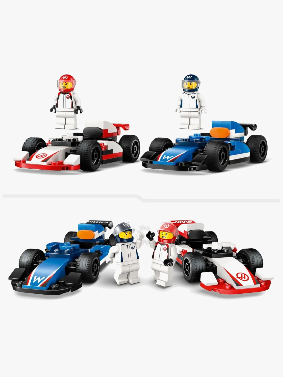 LEGO City 60464 F1 Williams Racing og Haas F1-racerbiler