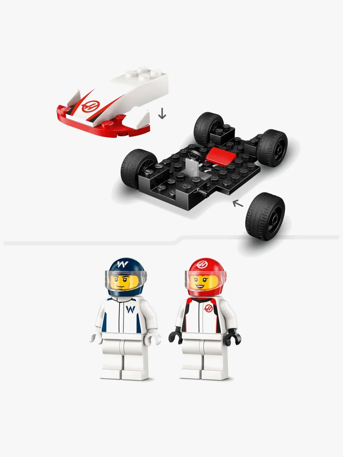 LEGO City 60464 F1 Williams Racing og Haas F1-racerbiler