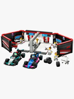 LEGO City 60444 F1-garage: Mercedes-AMG og Alpine-biler