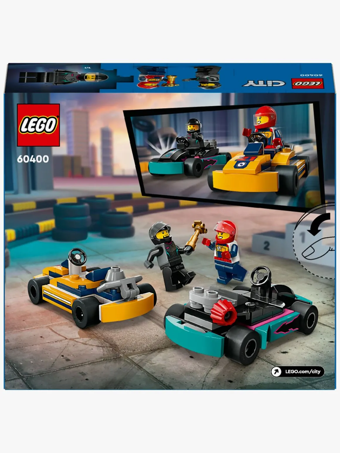 LEGO City 60400 Gokarts og racerkørere