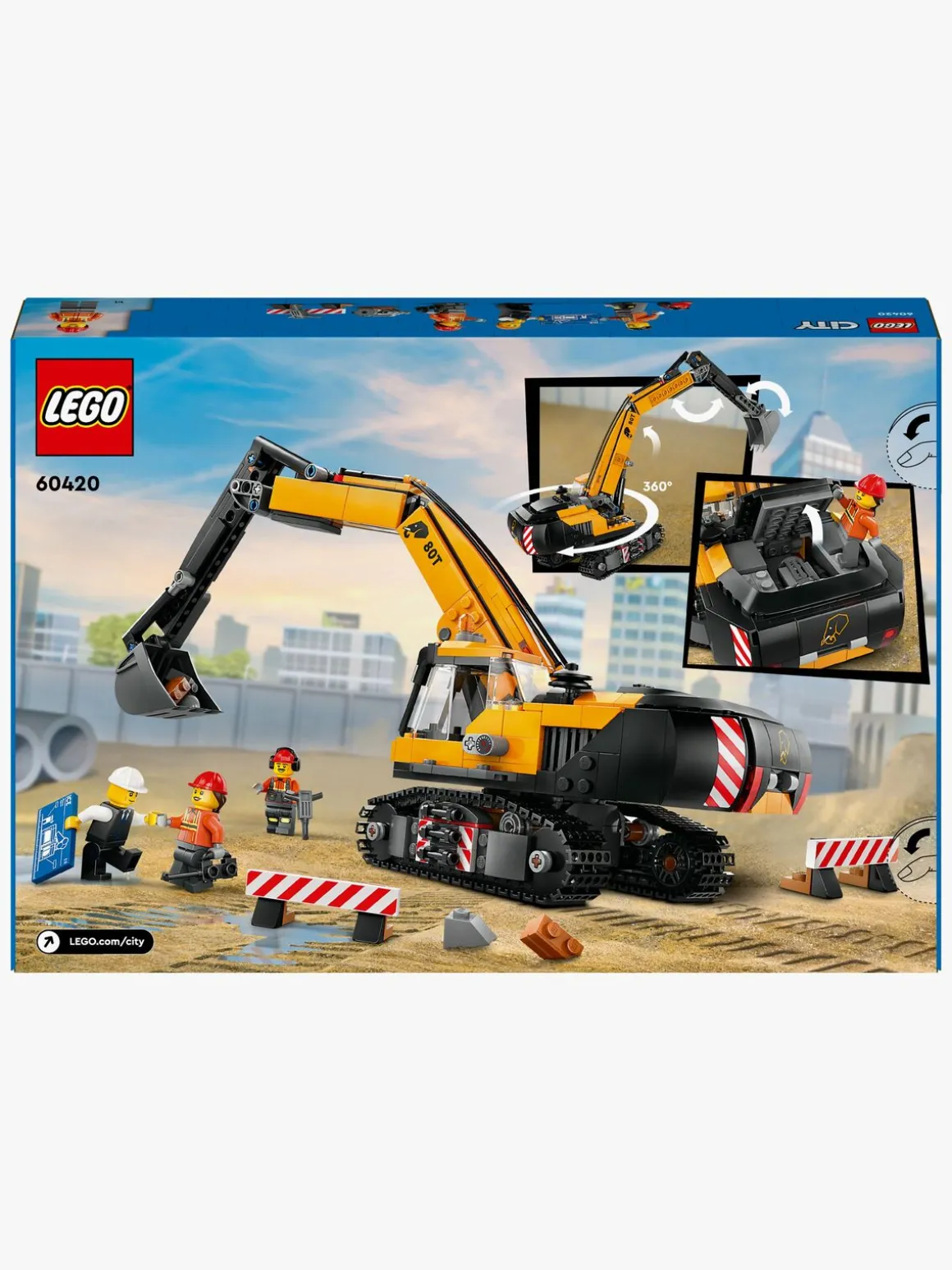 LEGO City 60420 Gul gravemaskine