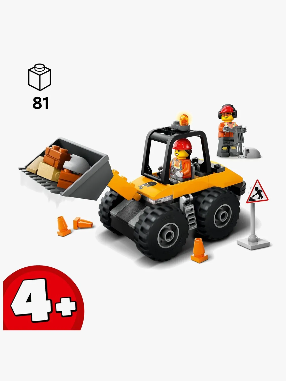 LEGO City 60450 Gul gummiged