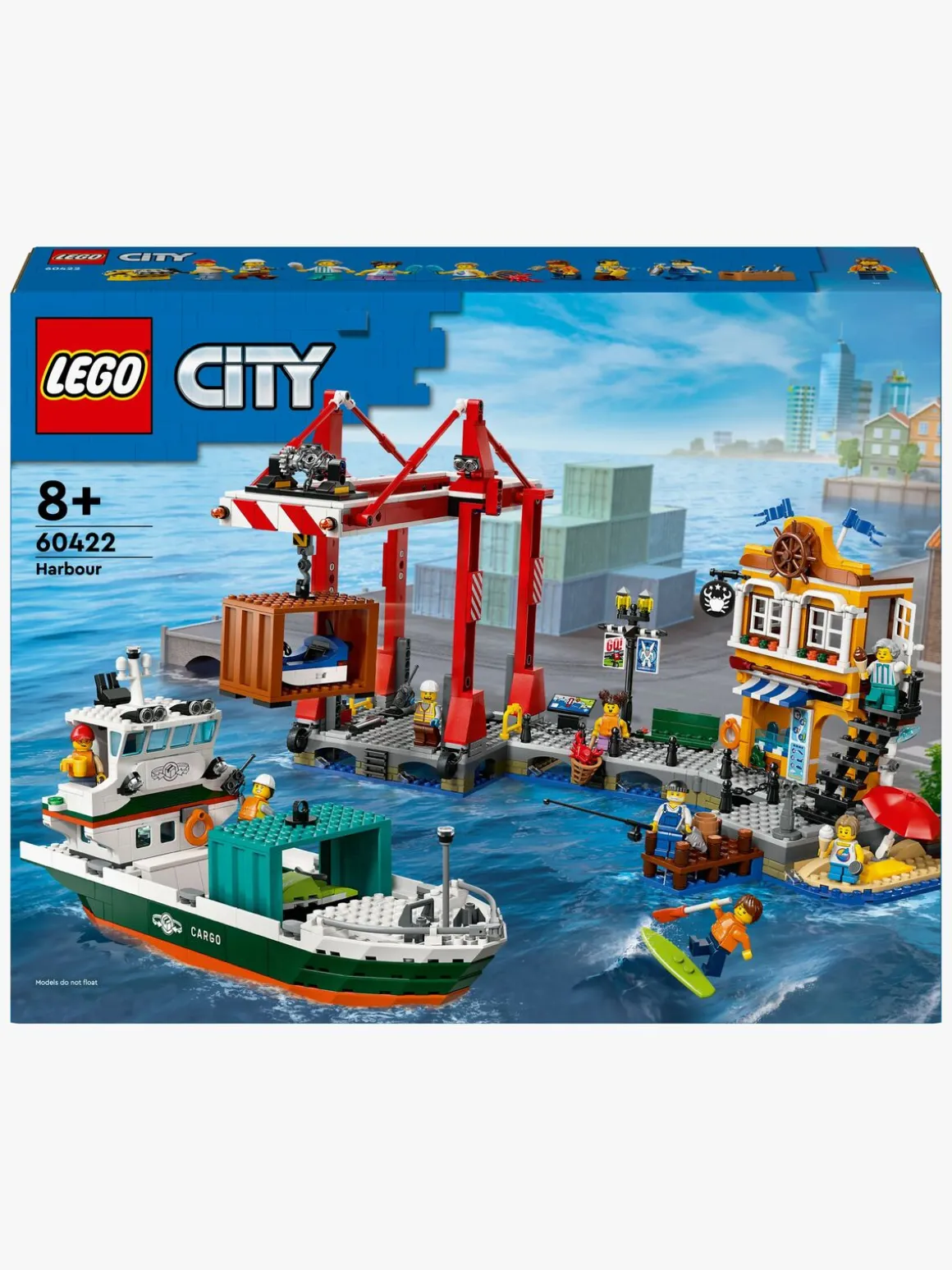 LEGO City 60422 Havnefront med fragtskib