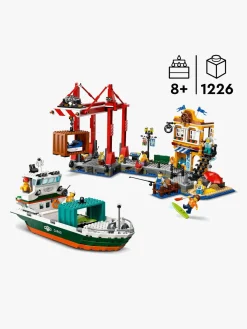LEGO City 60422 Havnefront med fragtskib