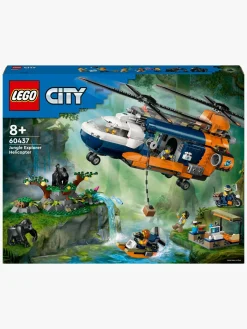 LEGO City 60437 Jungleeventyr – helikopter og ekspeditionsbase