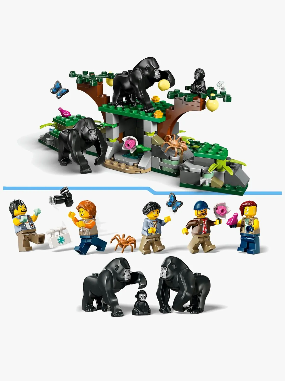 LEGO City 60437 Jungleeventyr – helikopter og ekspeditionsbase