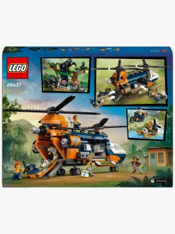 LEGO City 60437 Jungleeventyr – helikopter og ekspeditionsbase