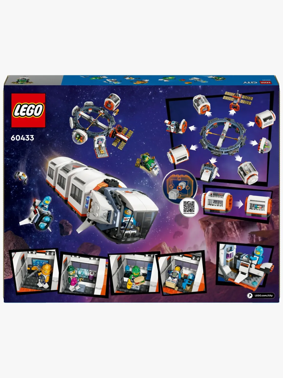LEGO City 60433 Modulopbygget rumstation