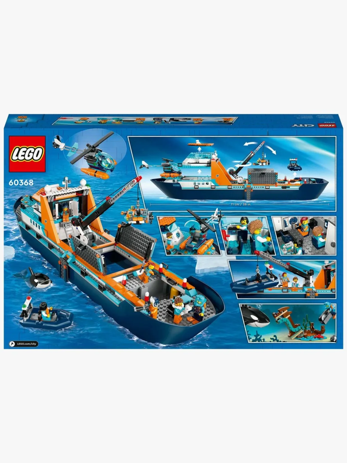 LEGO City 60368 Polarudforskningsskib