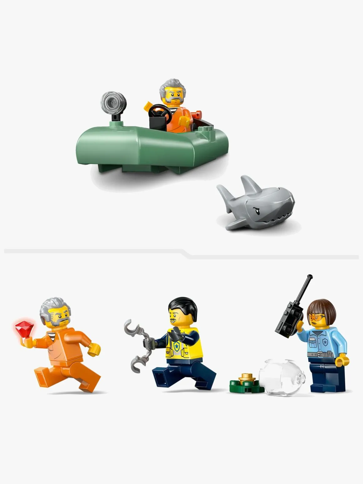 LEGO City 60456 Politibåd på forbryderjagt