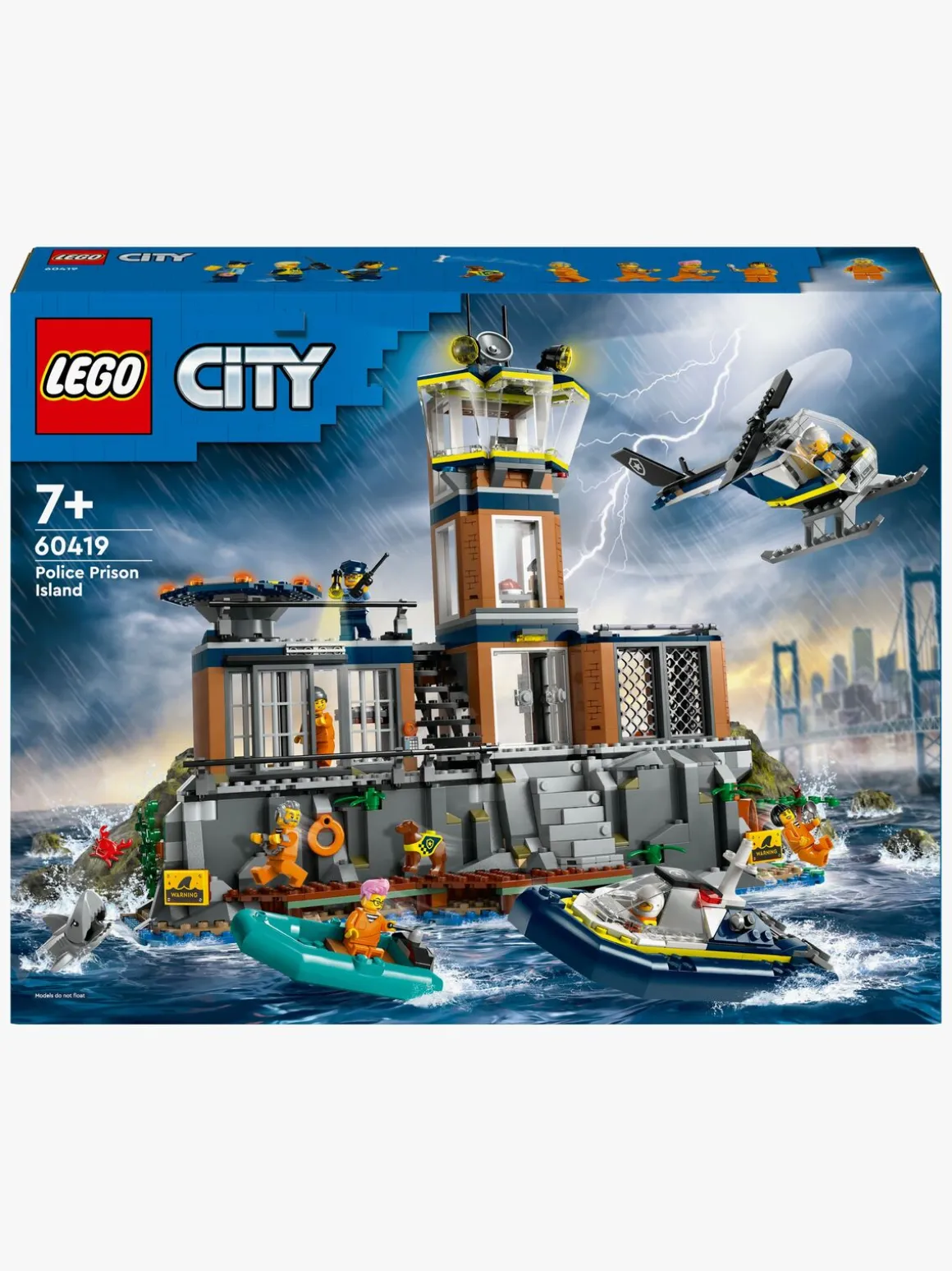 LEGO City 60419 Politiets fængselsø