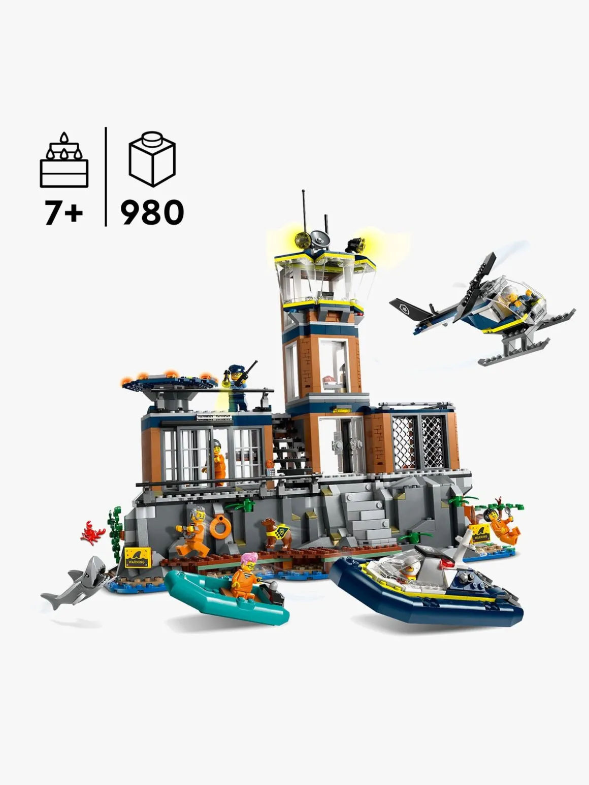 LEGO City 60419 Politiets fængselsø