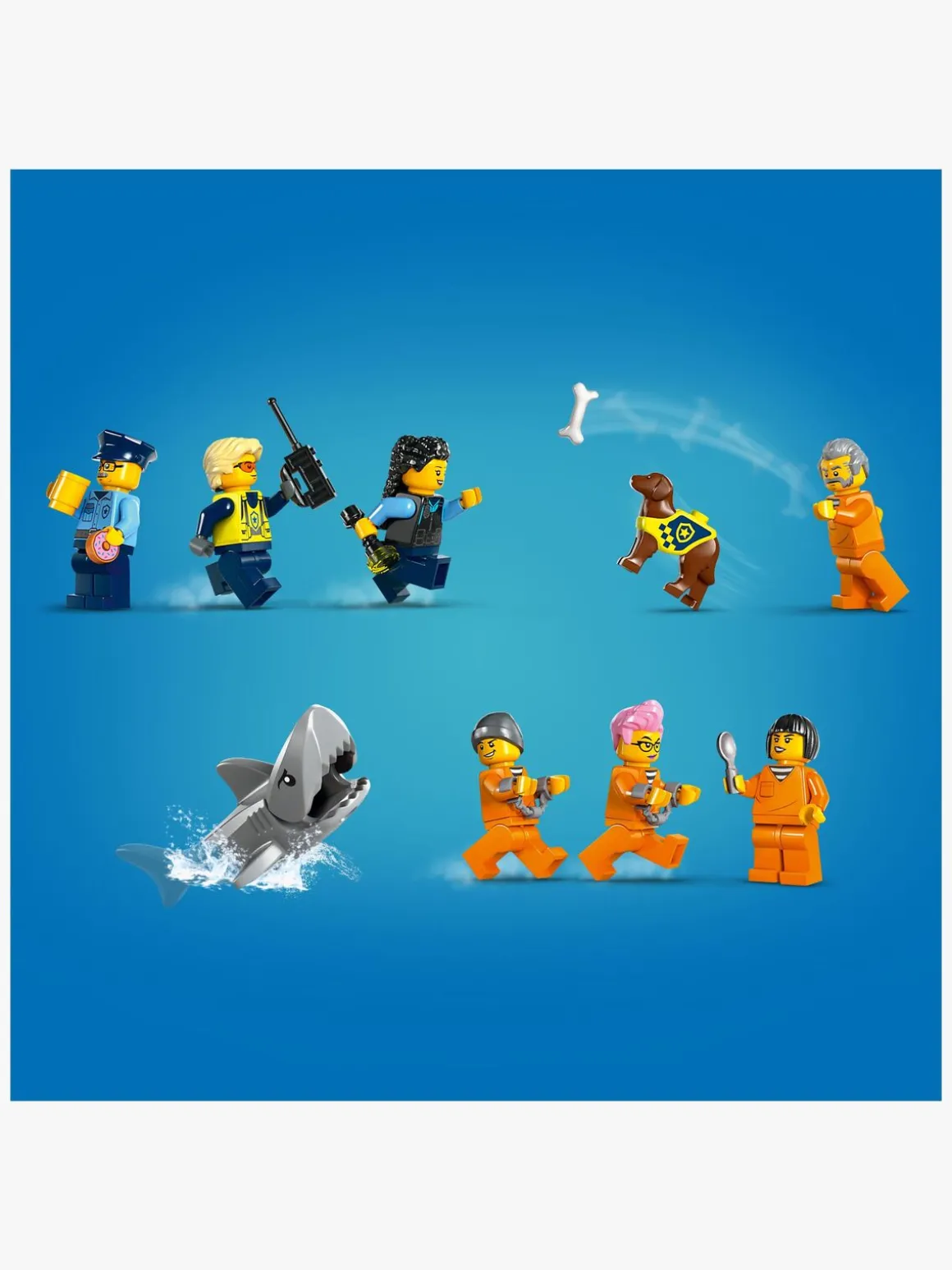 LEGO City 60419 Politiets fængselsø