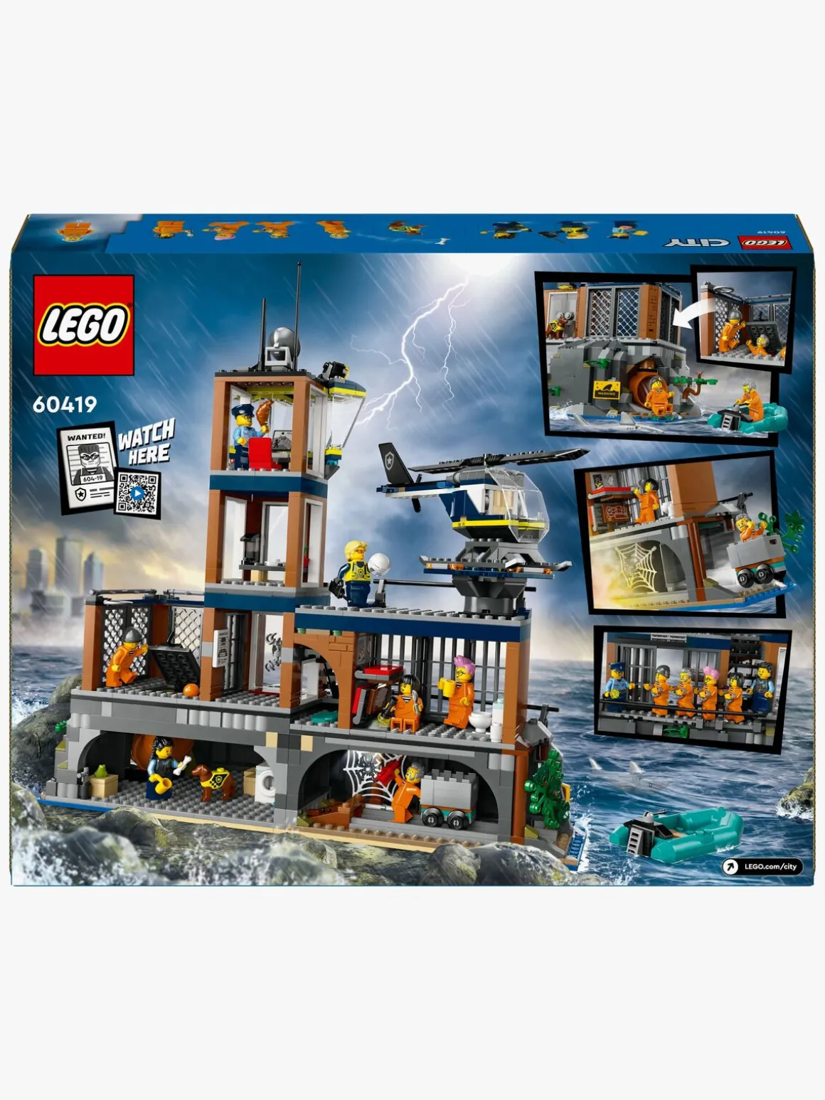 LEGO City 60419 Politiets fængselsø