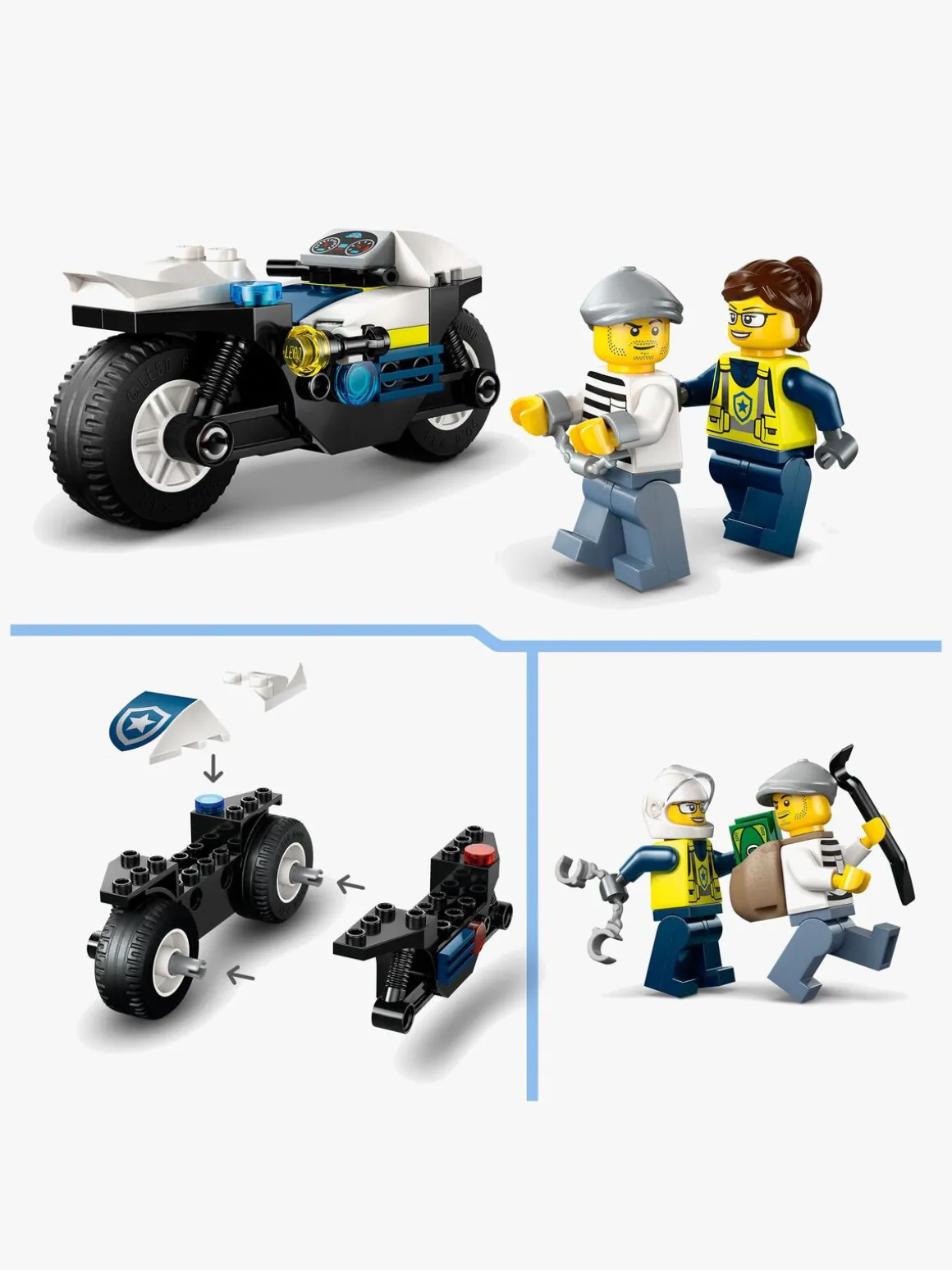 LEGO City 60455 Politimotorcykel på forbryderjagt