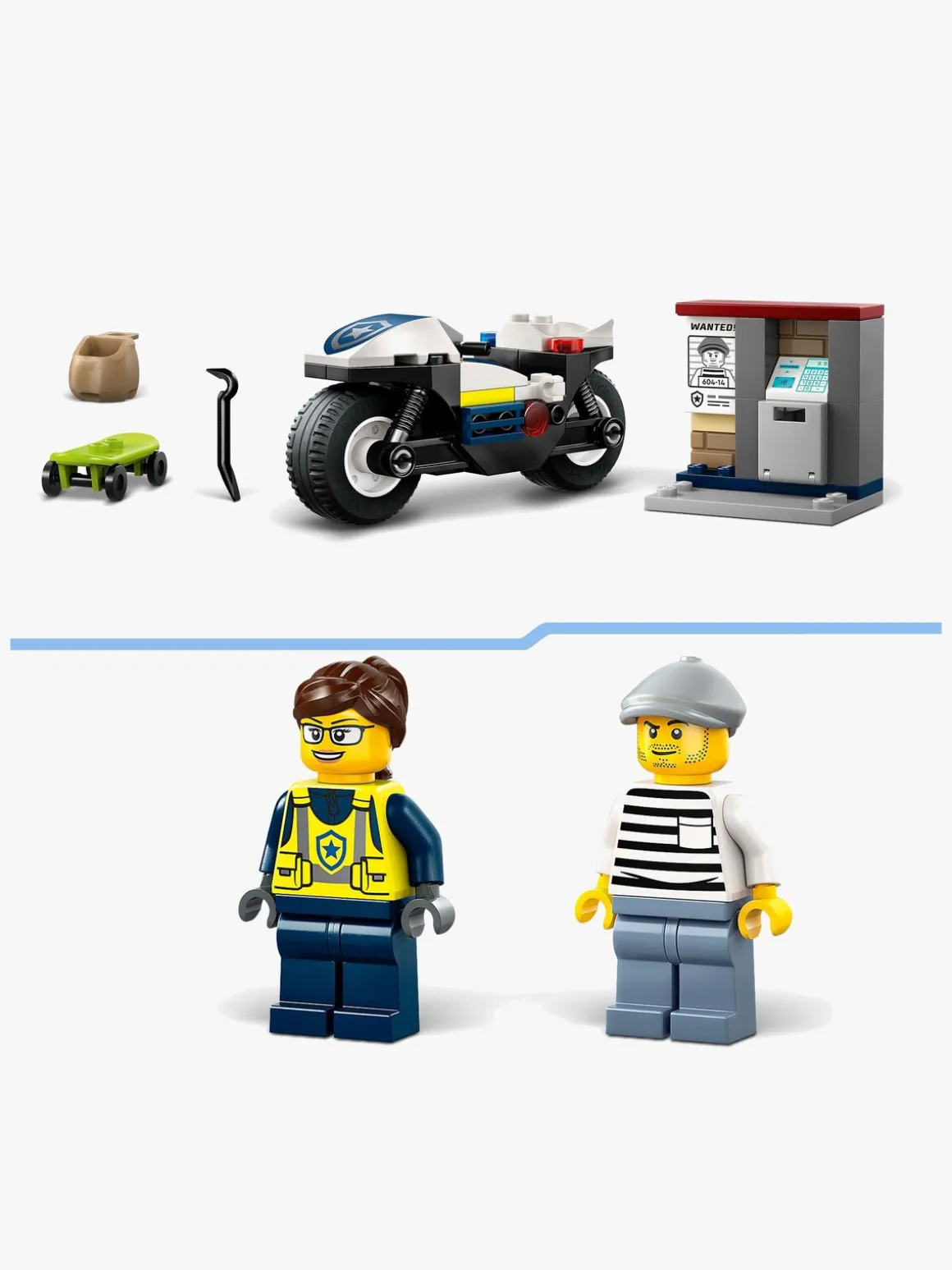 LEGO City 60455 Politimotorcykel på forbryderjagt