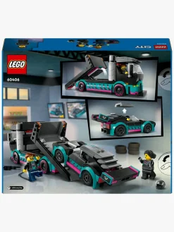 LEGO City 60406 Racerbil og biltransporter