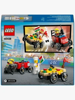 LEGO City 60458 Racerbilpakke – pizzabil mod brandbil