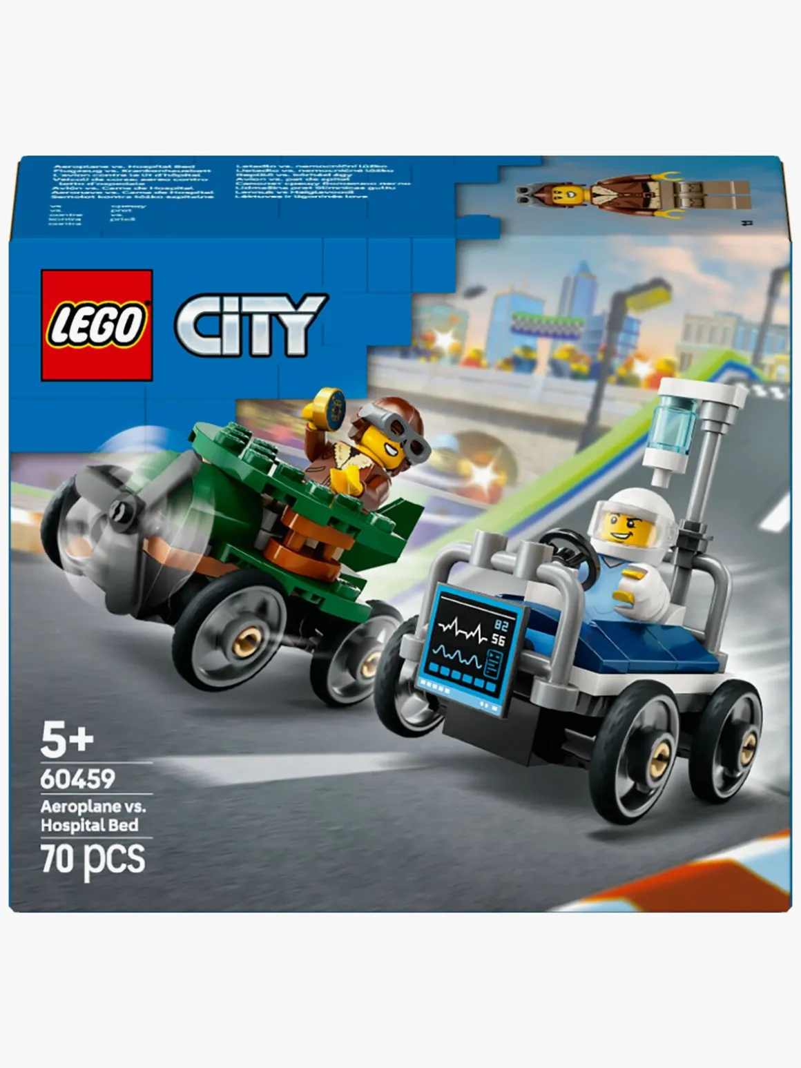 LEGO City 60459 Racerbilpakke – fly mod hospitalsseng