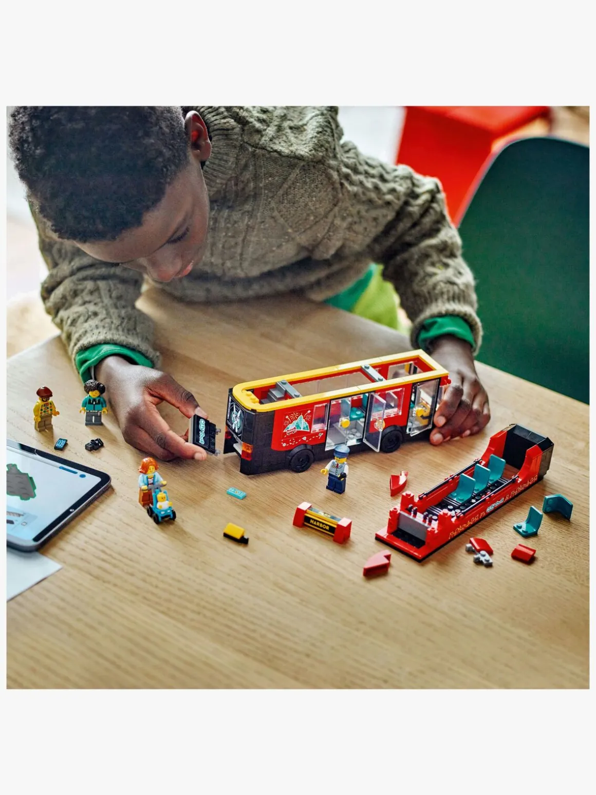 LEGO City 60407 Rød dobbeltdækker-turistbus