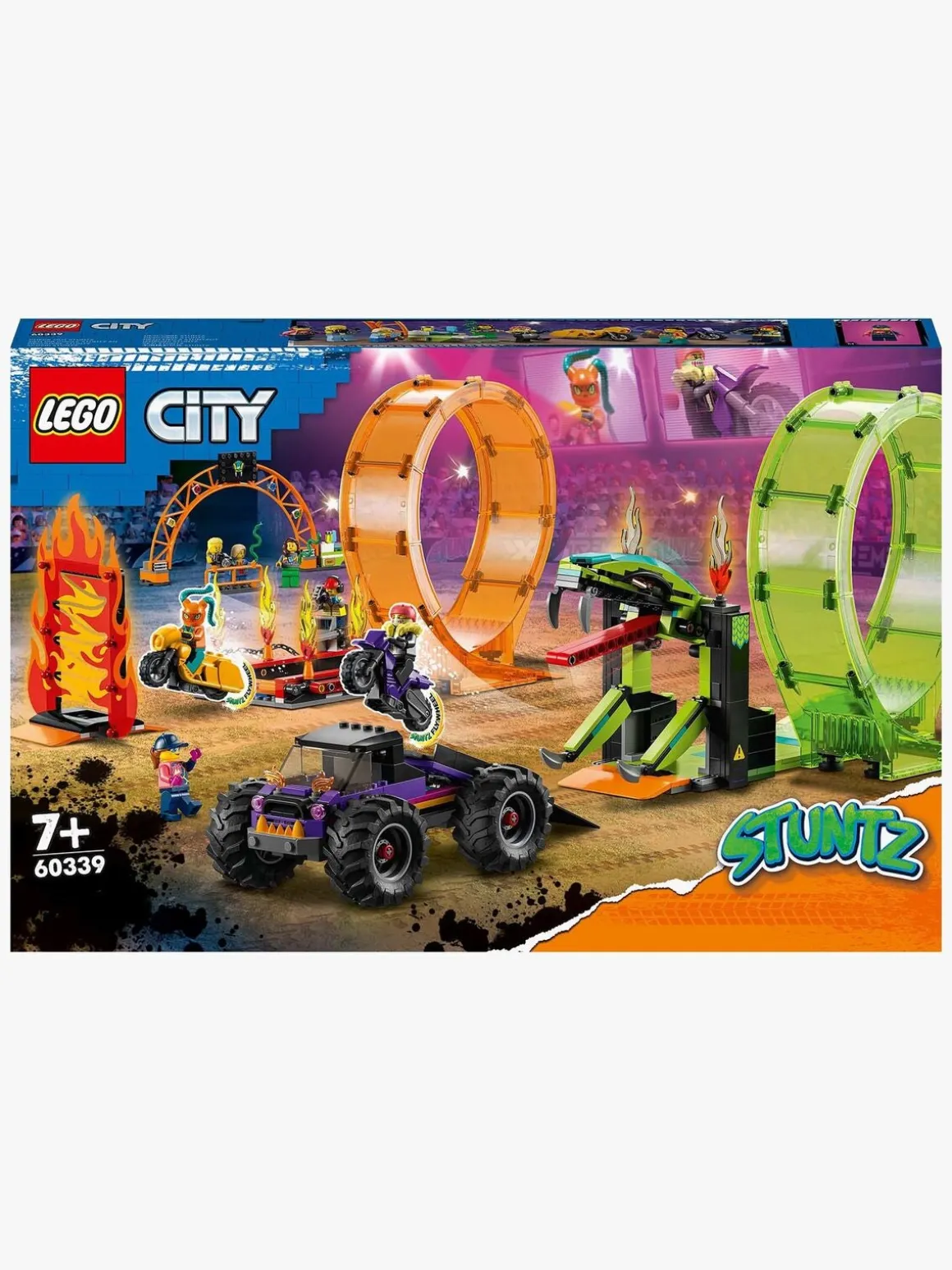 LEGO City 60339 Stuntarena Med Dobbelt Loop