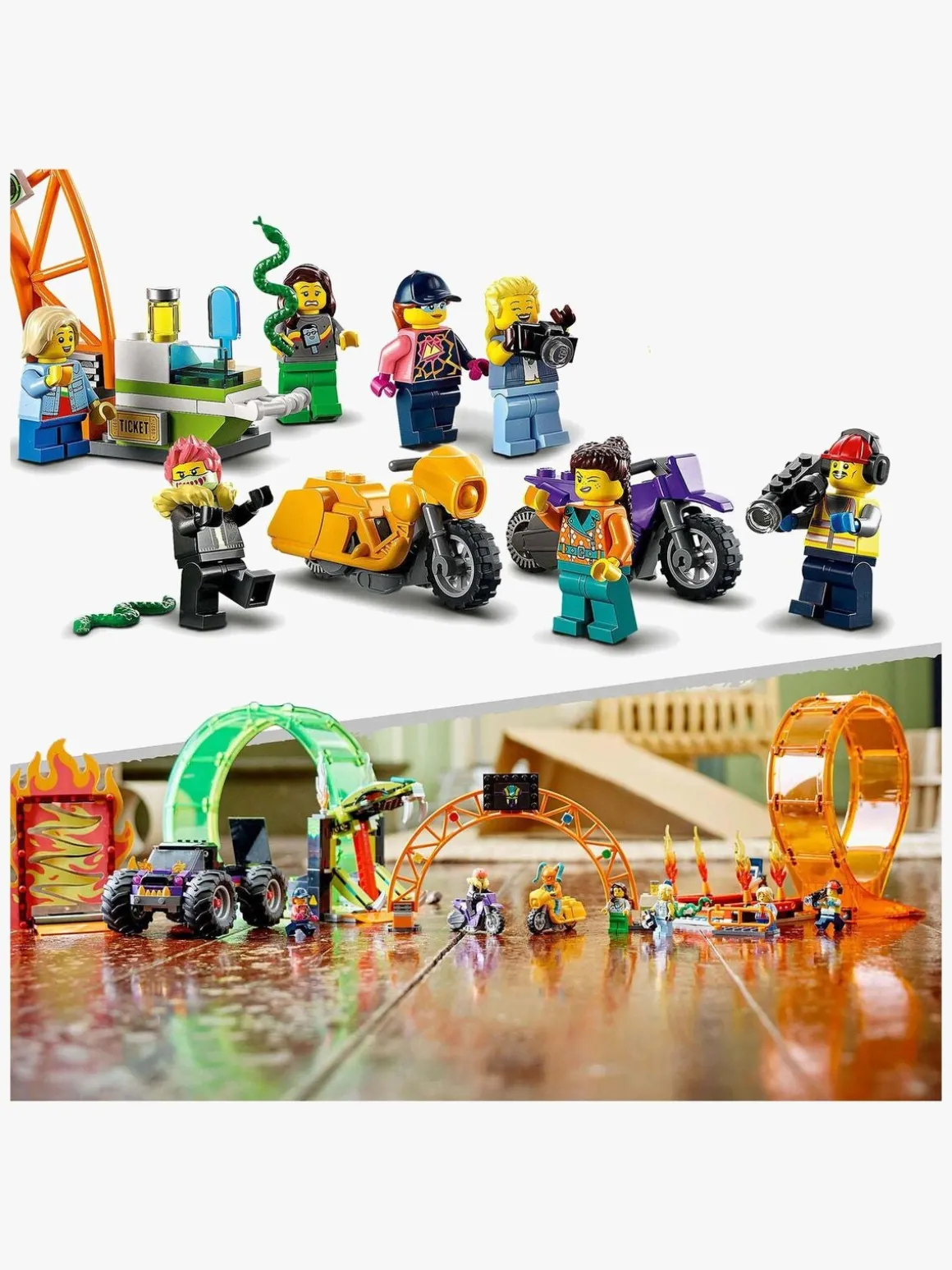 LEGO City 60339 Stuntarena Med Dobbelt Loop