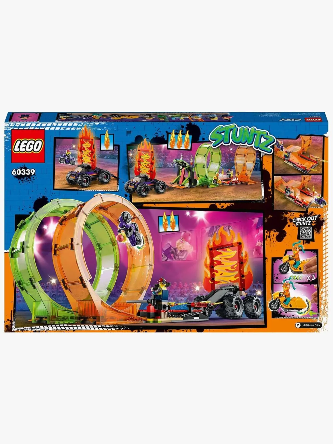 LEGO City 60339 Stuntarena Med Dobbelt Loop