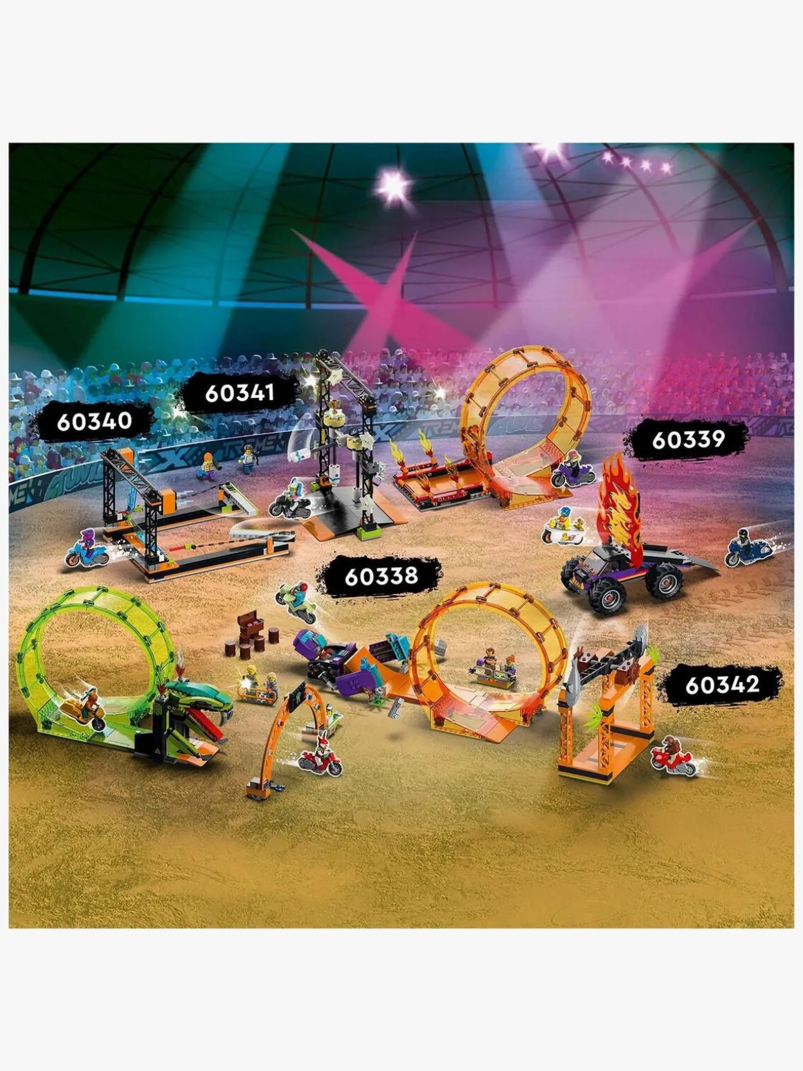 LEGO City 60339 Stuntarena Med Dobbelt Loop