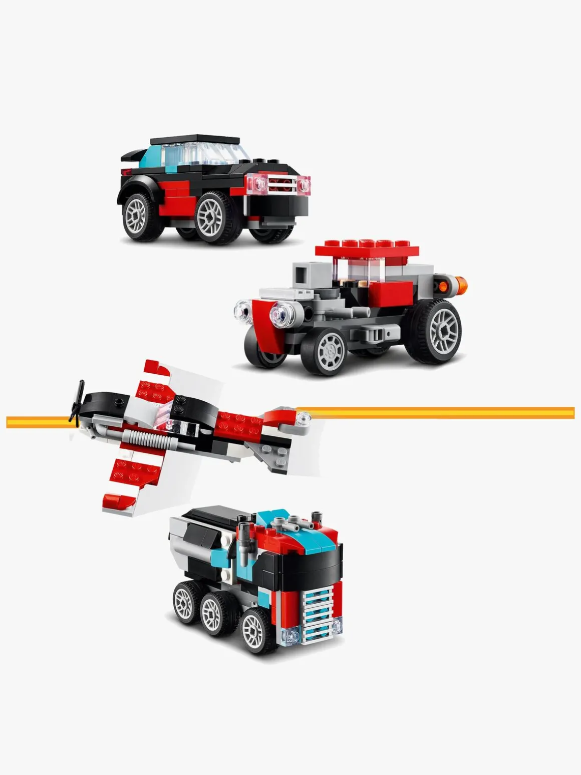 LEGO Creator 31146 Blokvogn med helikopter