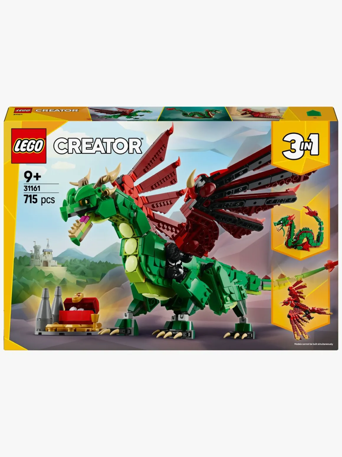 LEGO Creator 31161 Middelalder-drage