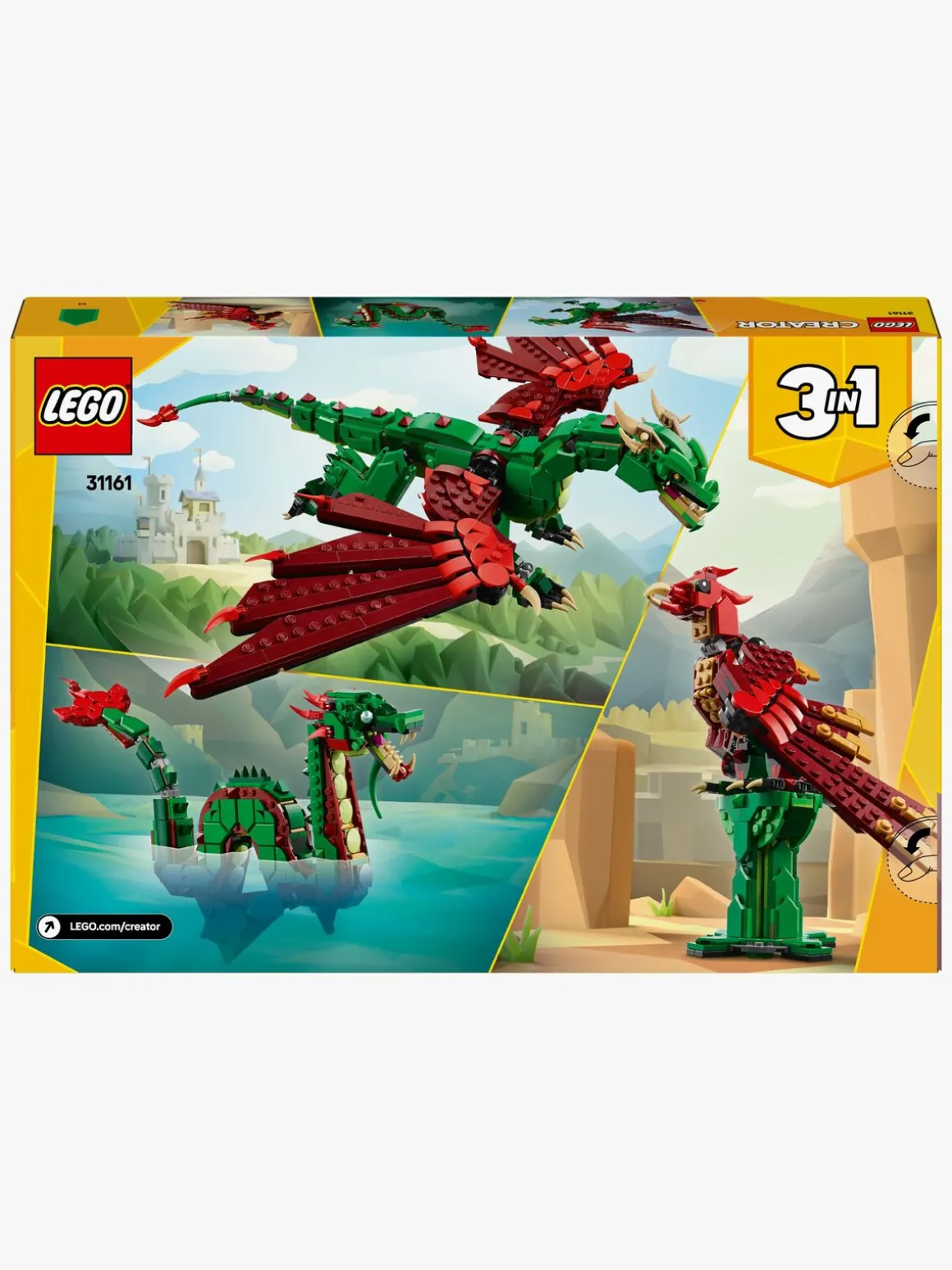 LEGO Creator 31161 Middelalder-drage