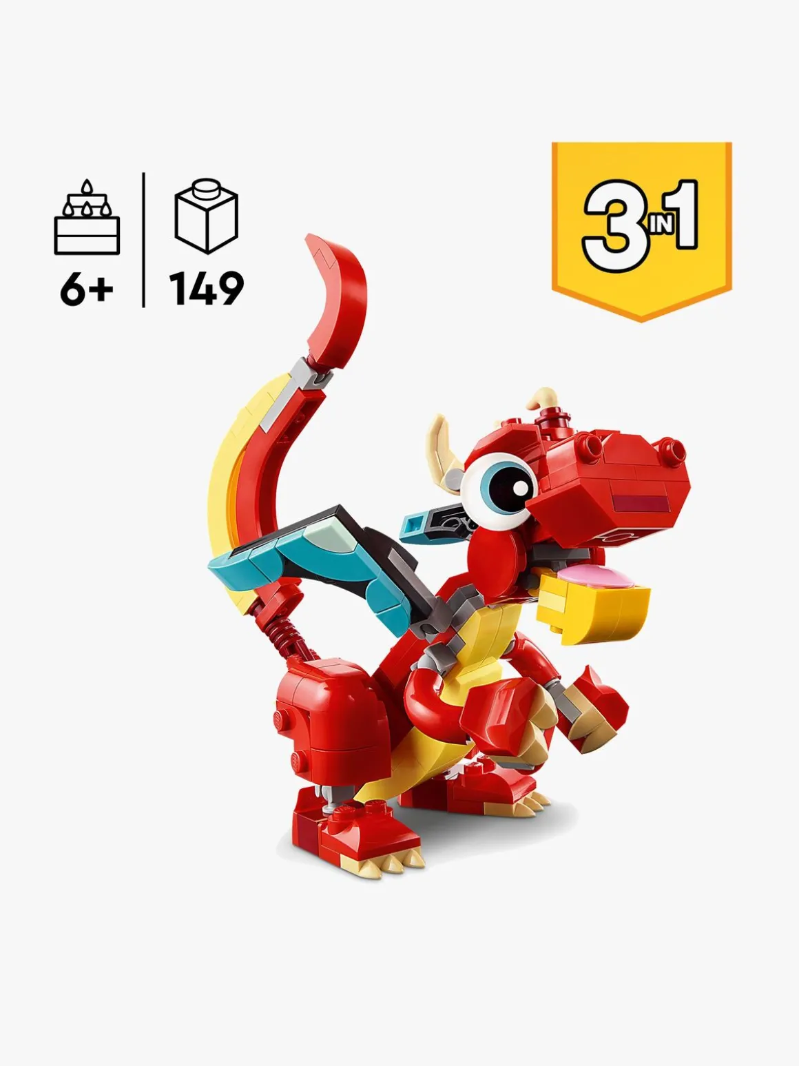 LEGO Creator 31145 Rød drage