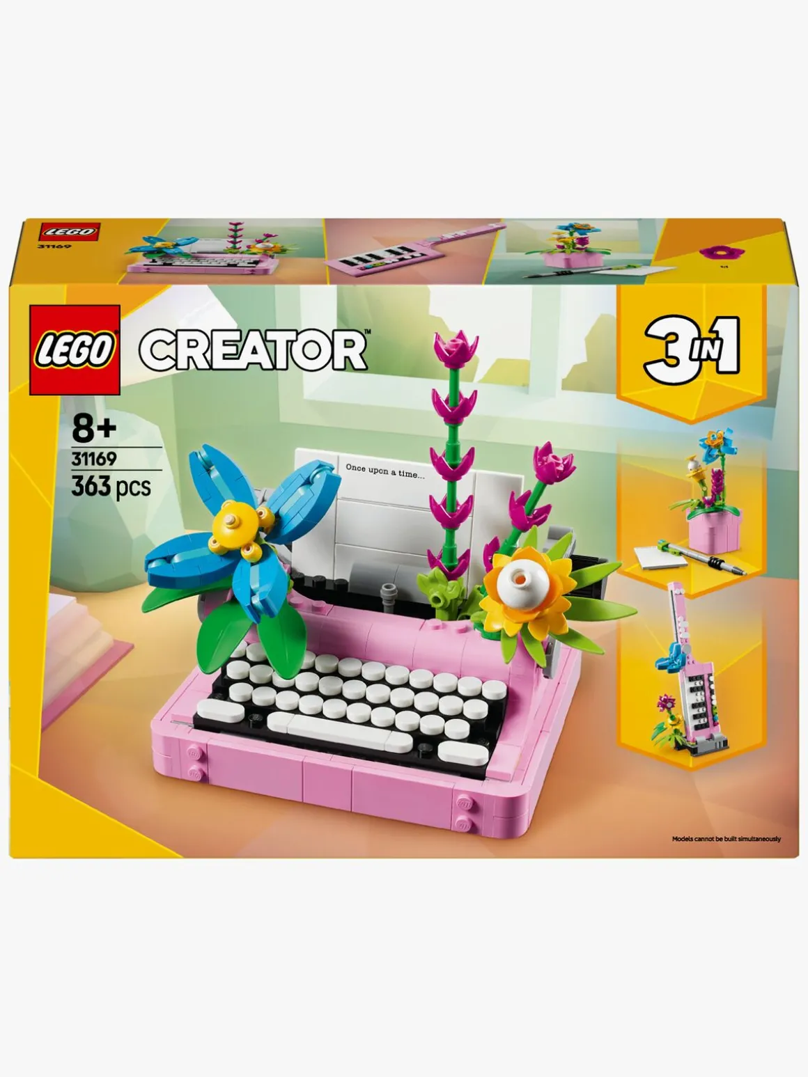 LEGO Creator 31169 Skrivemaskine med blomster